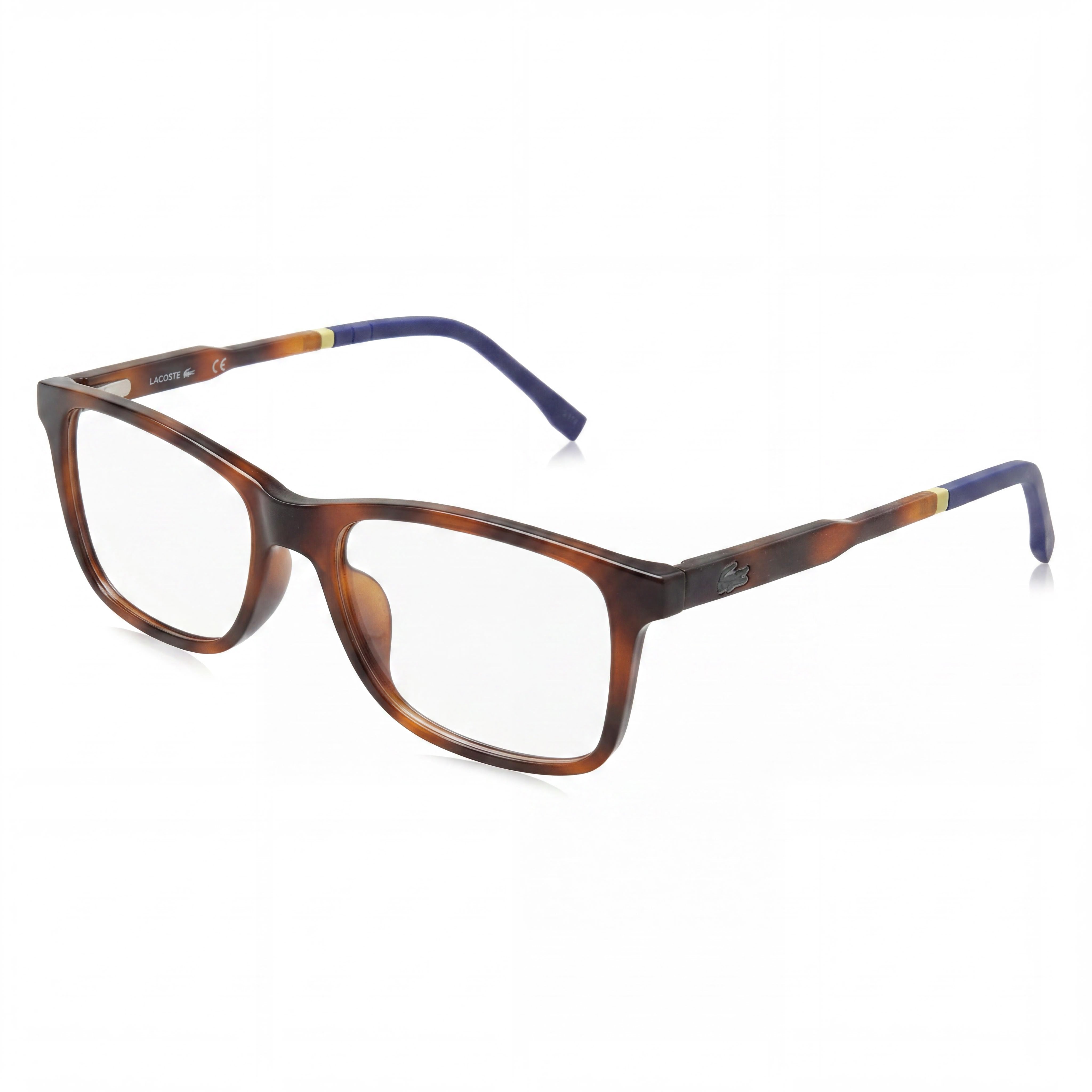 Lacoste Casual Style L3647 Unisex Eyeglasses featuring Injected Plastic Frame in Havana, 50mm Lens Width, Photo 1