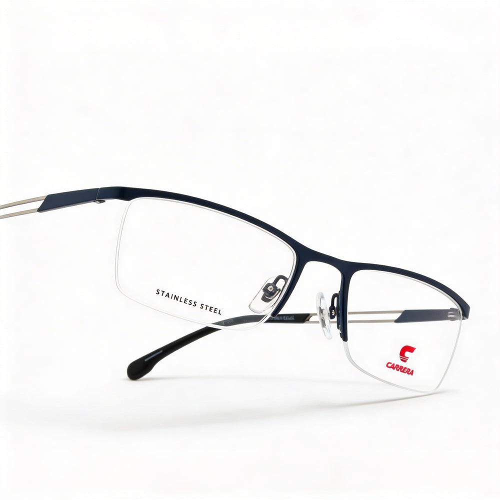 Carrera Modern Women's Matte Blue Alloy Steel Frame Sunglasses with Polycarbonate Lens, 54mm