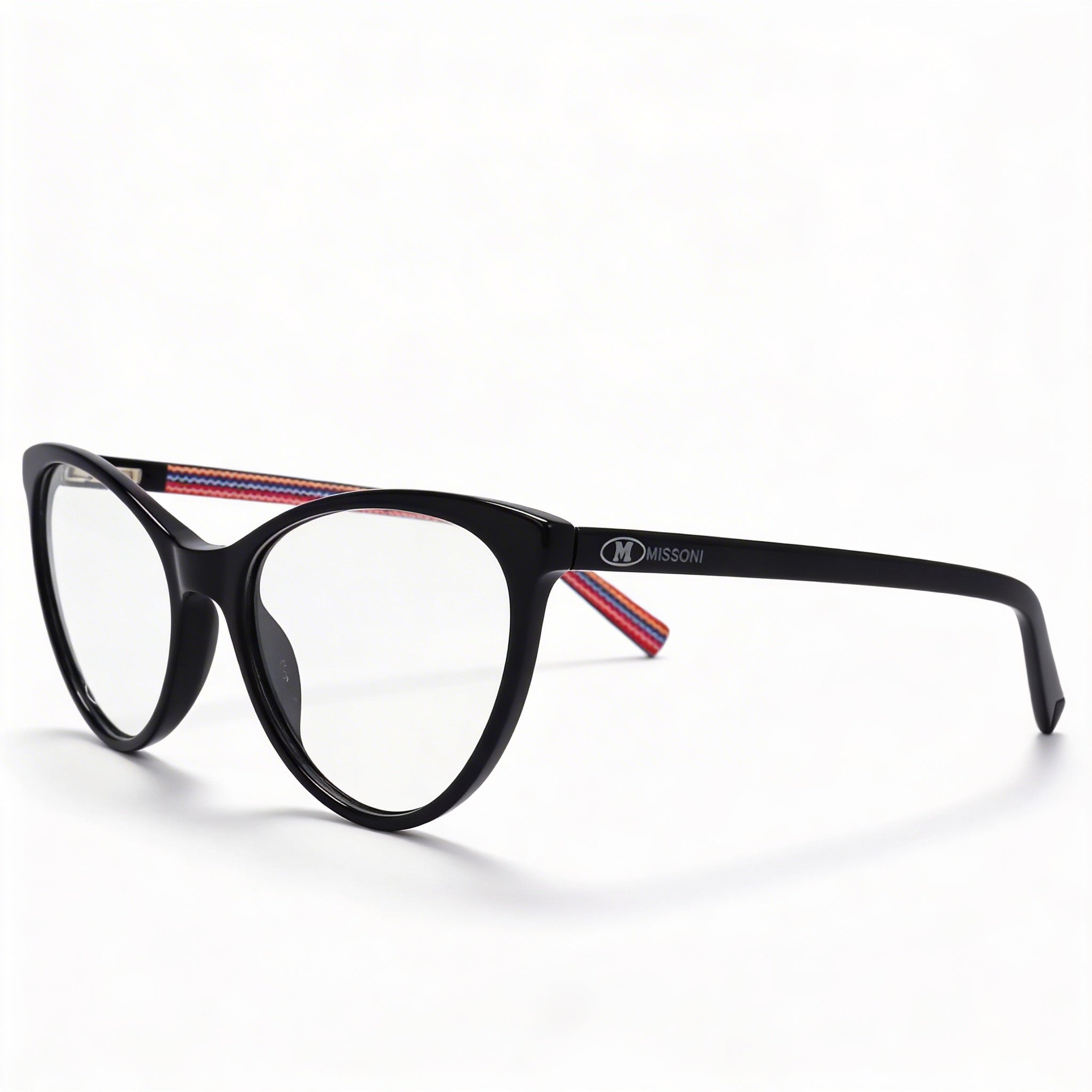 Missoni Cat Eye Unisex Black Acetate Optical Glasses 54-17-140mm, Photo 1