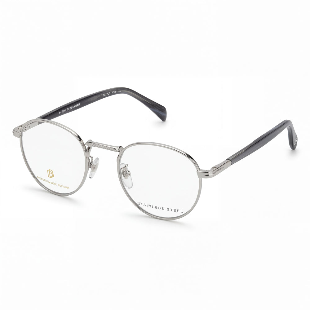 Gafas de sol David Beckham Db 1127 modernas de aleación de acero Rut con patillas de cuerno no polarizadas para hombre, ancho de lente 51 mm