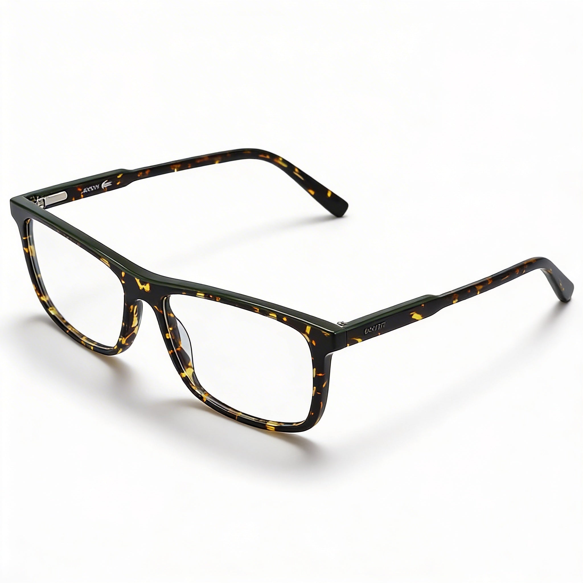 Lacoste L2860 215 Women's Square Prescription Optical Eyeglasses, Havana Military Green Plastic Frame, 55mm, Photo 1