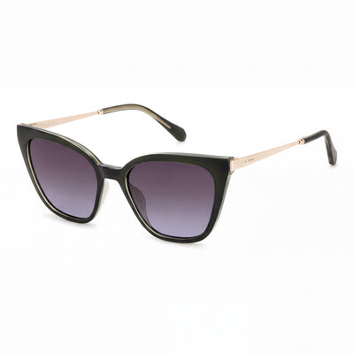 Fossil 2131/S Women's Contemporary Propionate Sunglasses with UV Protection, Dark Grey Shaded Frame & Lens 54mm