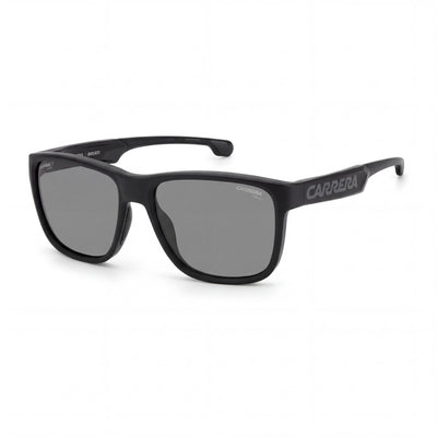 Gafas de sol cuadradas aerodinámicas unisex Carrera 003/S inspiradas en Ducati con montura de poliamida, gris negro 57 mm
