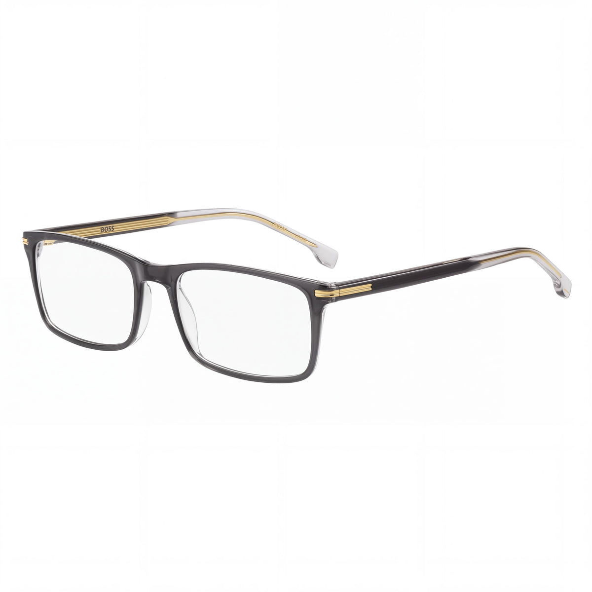 Gafas de sol para mujer Hugo Boss 1630, clásicas, color negro/gris, acetato ECO LIGHT, no polarizadas, 55 mm, Photo 1
