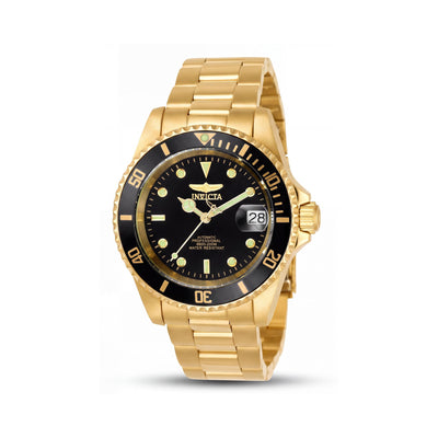 Invicta Pro Diver 8929OB Reloj automático de acero inoxidable dorado y negro para hombre 40mm