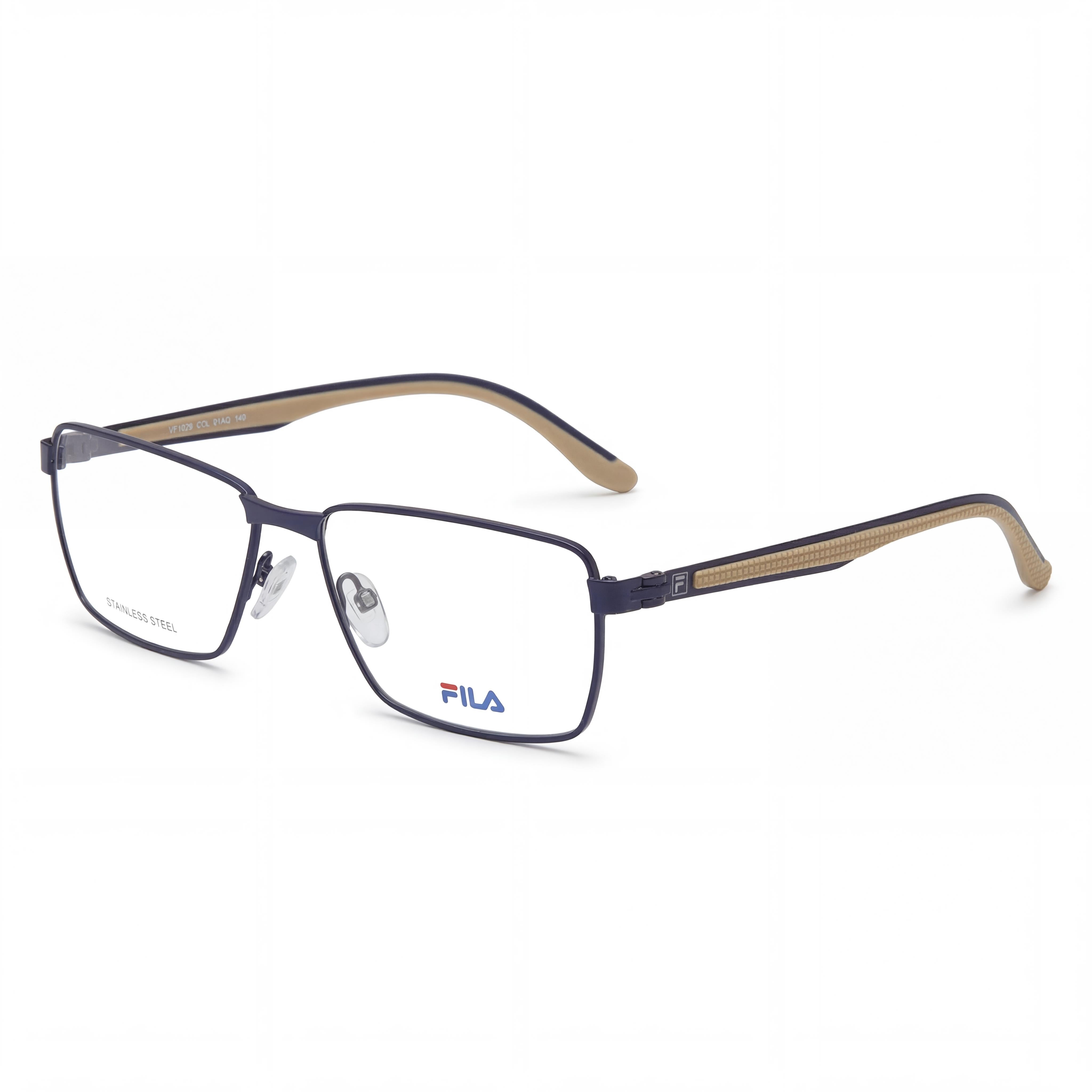 FILA Gafas de sol modernas unisex con montura de metal, lentes de policarbonato no polarizadas, con 56 mm de ancho de lente, 15 mm de puente y 140 mm de patillas, Photo 1