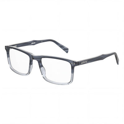 Gafas de sol Levi's LV 5020 para hombre, de polimetilmetacrilato bicolor, transparentes, de 55 mm, sin polarizar