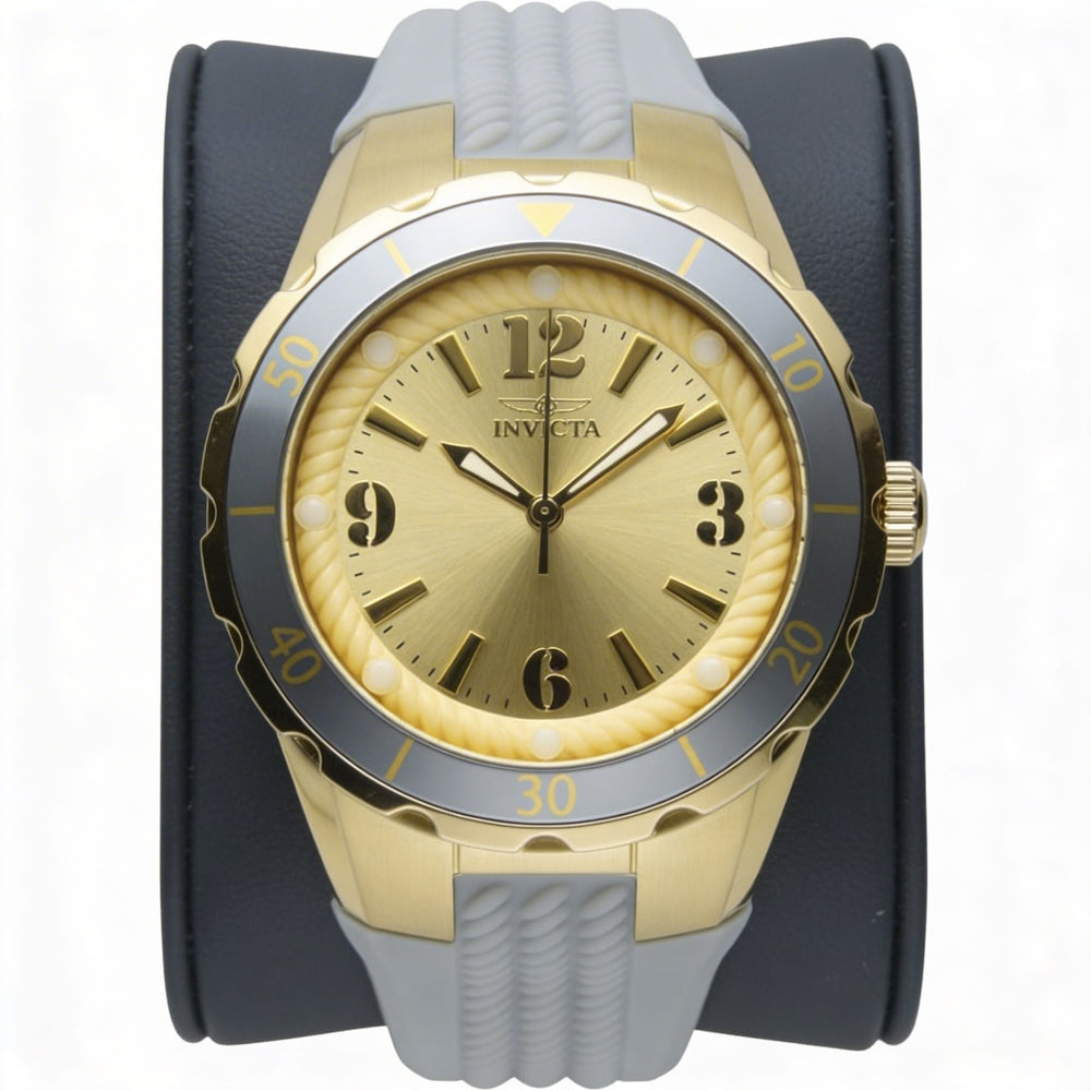 Invicta Angel Collection 48850 Unisex Gold Stainless Steel Quartz Watch 38mm
