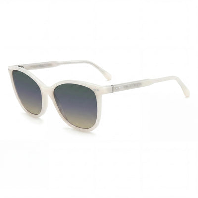 Gafas de sol modernas para mujer Isabel Marant, con montura de acetato color marfil y lentes color marfil, ancho de lente de 57 mm