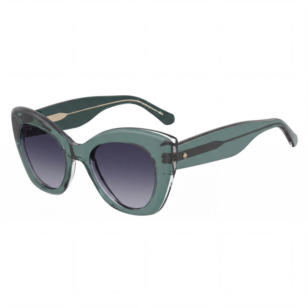 kate spade new york Dominica/S Classic Green Plastic Green Shaded Non-Polarized Unisex 49-20-140, Photo 1