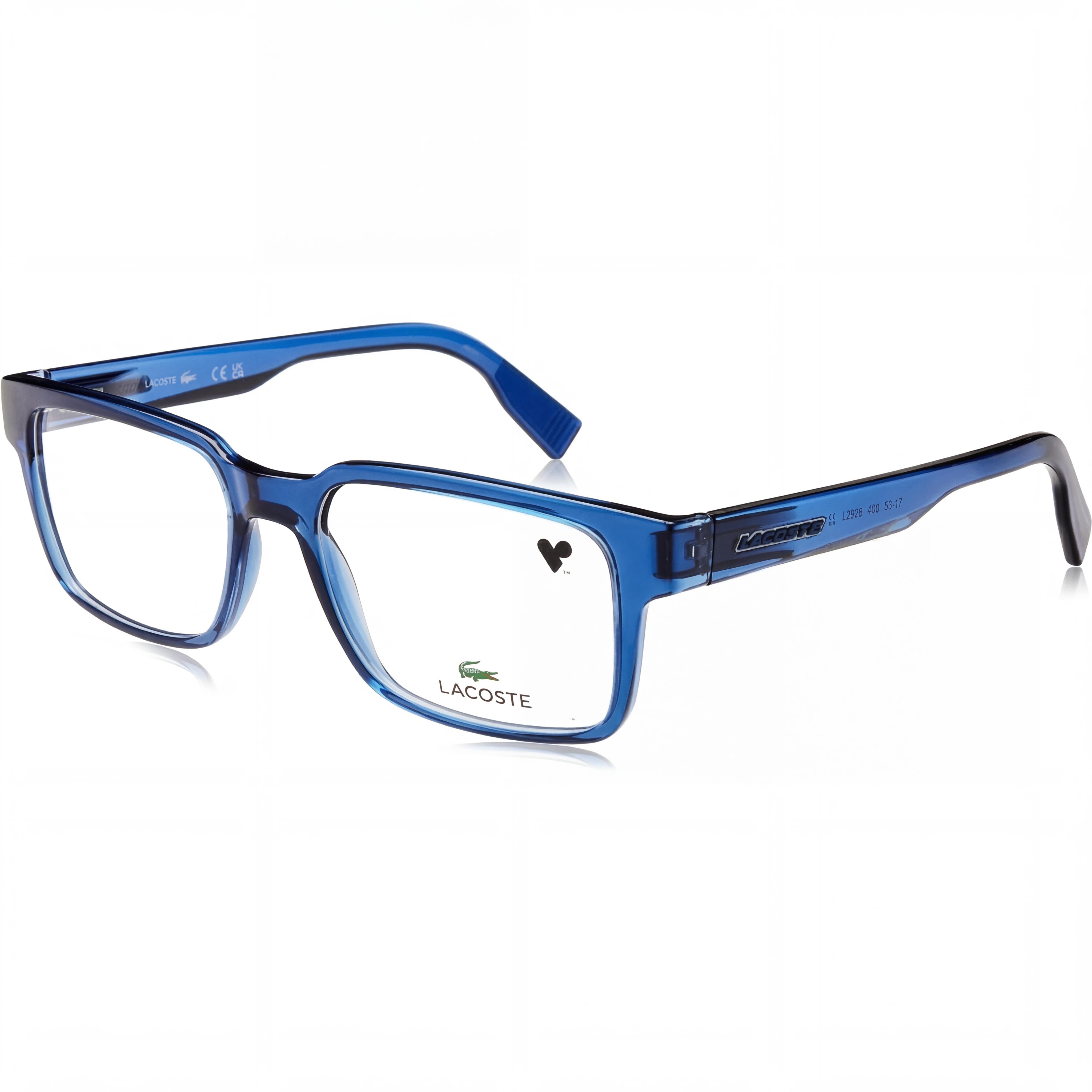 Gafas de sol Lacoste L2928 Modern Unisex Iniettato Polarizadas Azules de 53 mm, Photo 1