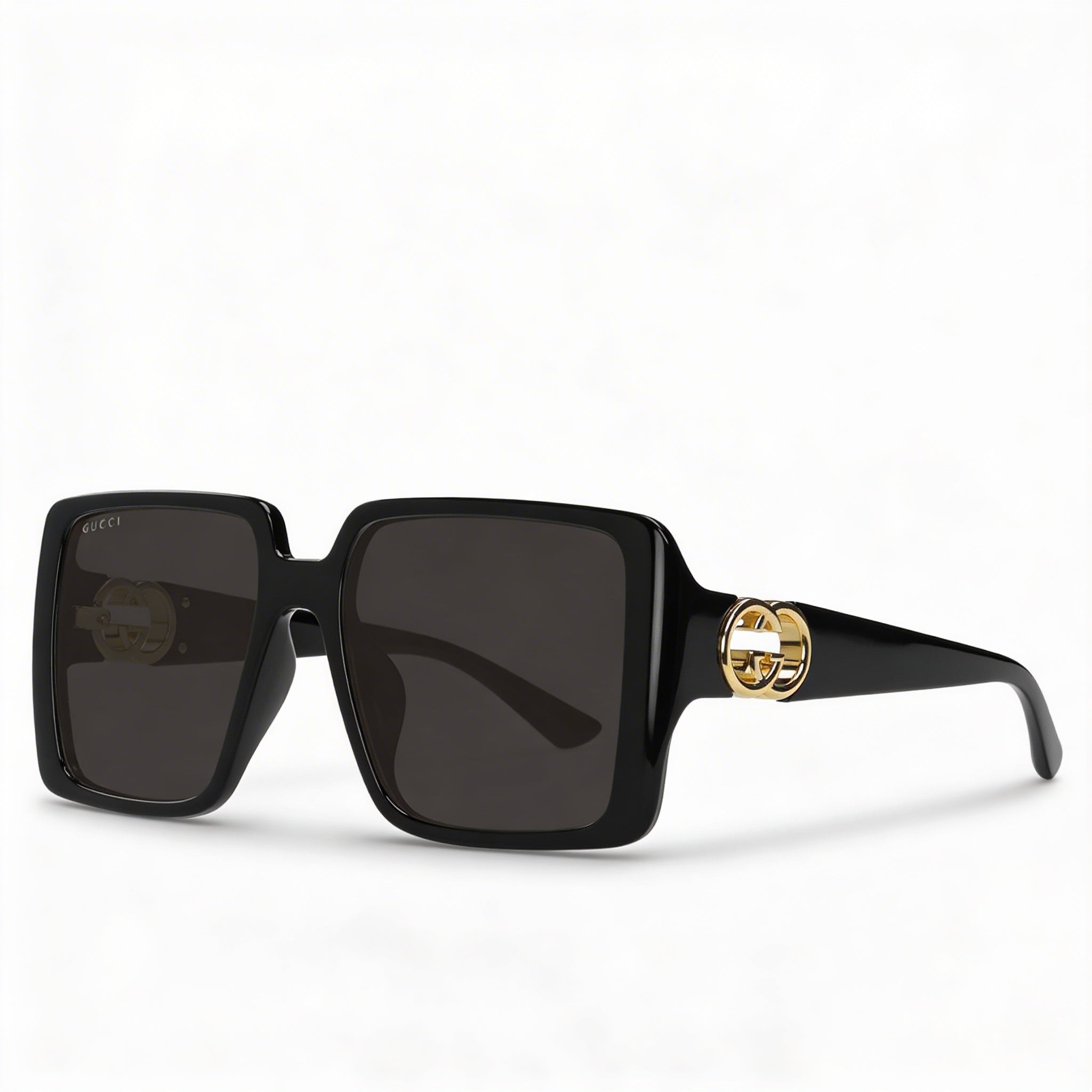 Gafas de sol Gucci Classic para mujer con montura de plástico gris y negro, lentes de 54 mm, puente de 18 mm y patillas de 135 mm., Photo 1