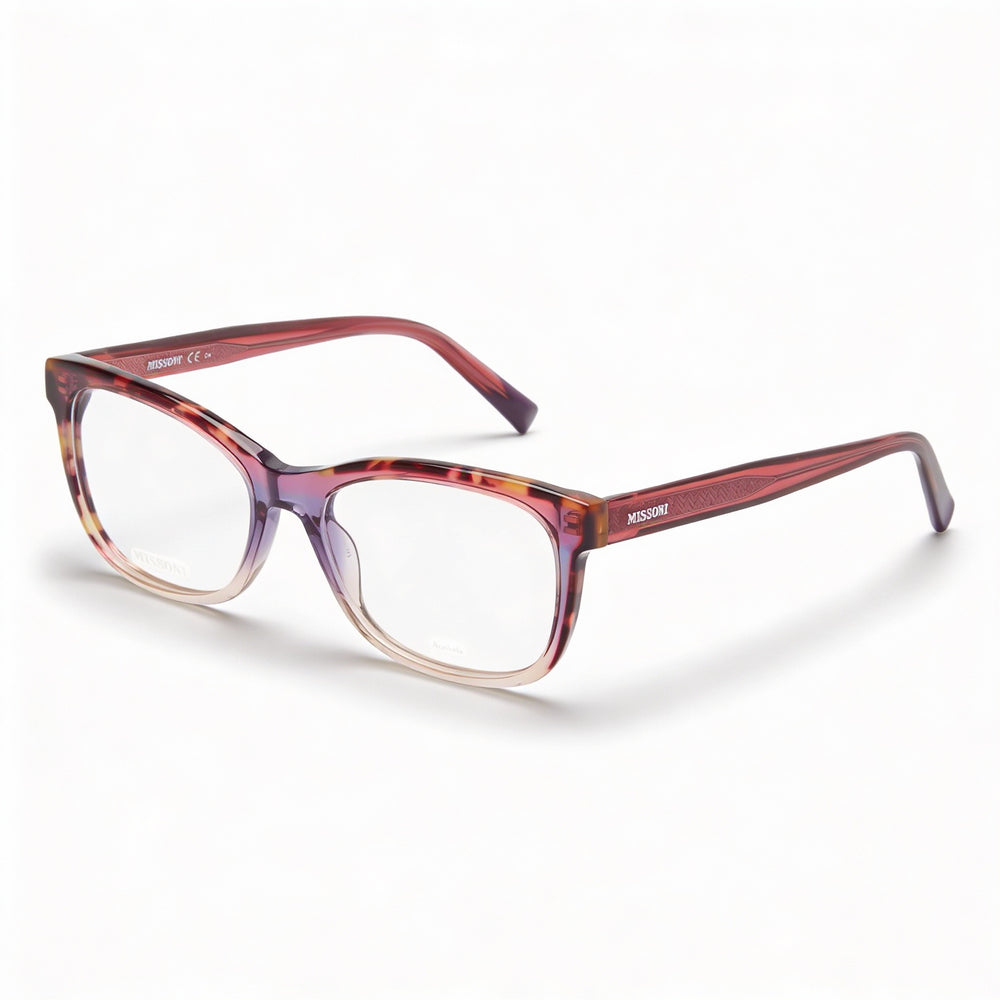 Montura de gafas graduadas Missoni Mis 0090 de acetato para mujer con lentes de demostración de 52 mm