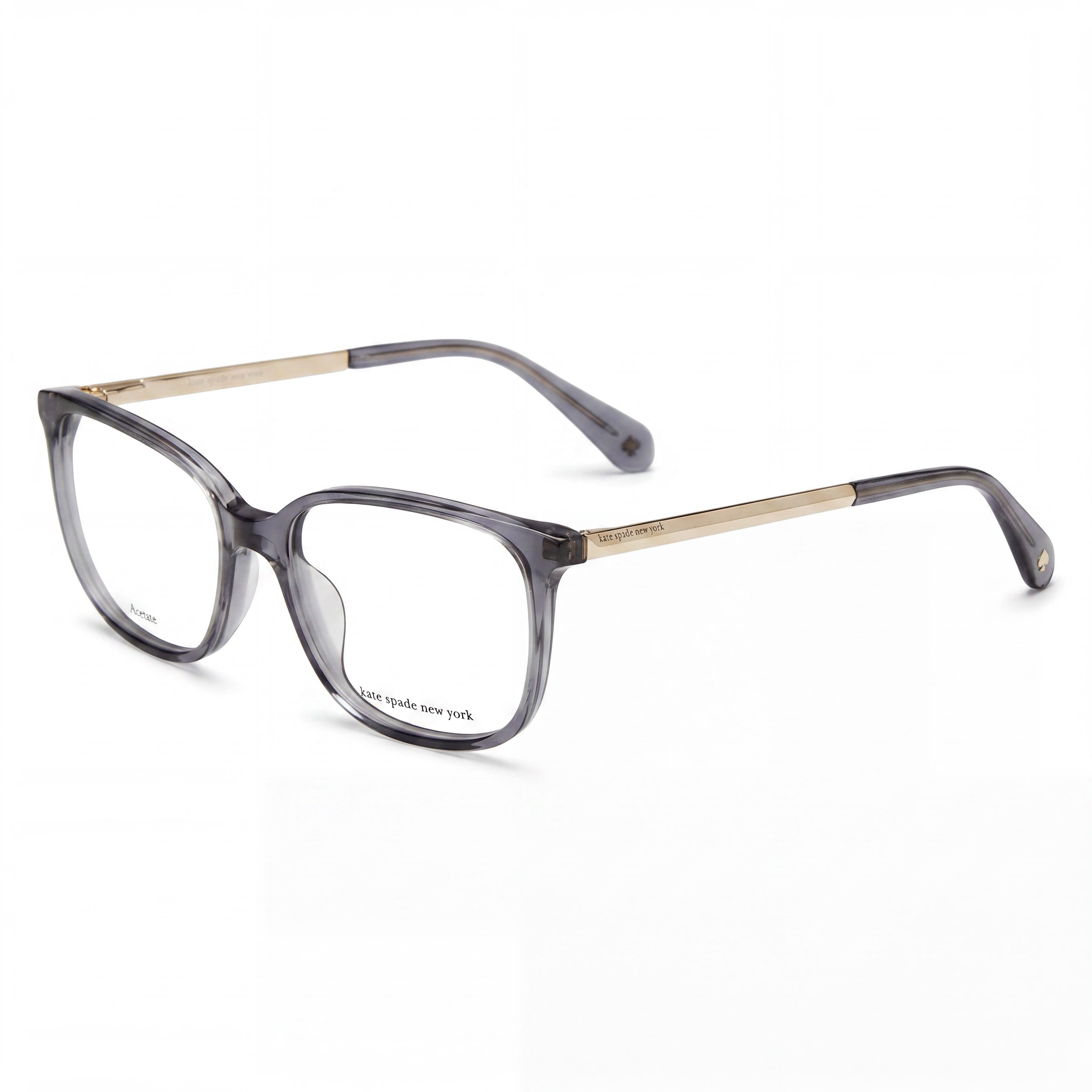 kate spade new york Women's Modern Eyewear with Grey Frame and Polycarbonate Lenses - 50mm, Photo 1