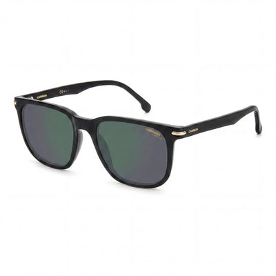 Gafas de sol Carrera Modern para mujer, montura de poliamida ligera negra, verde y gris, protección UV 400, 54-18-145 mm