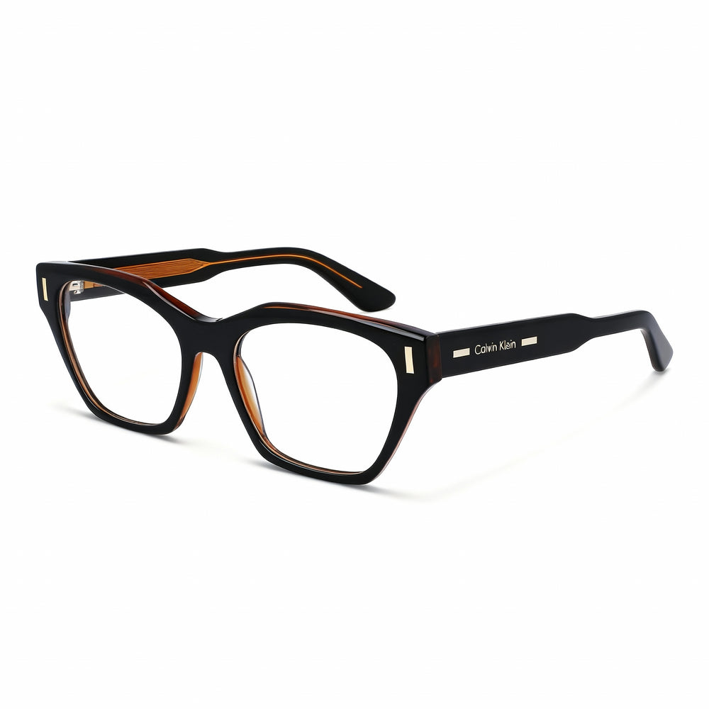 Gafas de sol unisex Calvin Klein CK23518 de acero aleado, color negro carbón, sin polarizar, 52 mm