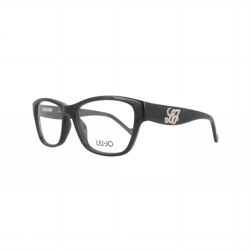 Gafas de vista Liu Jo de estilo contemporáneo para mujer con montura de plástico, color ébano, ancho de lente de 53 mm