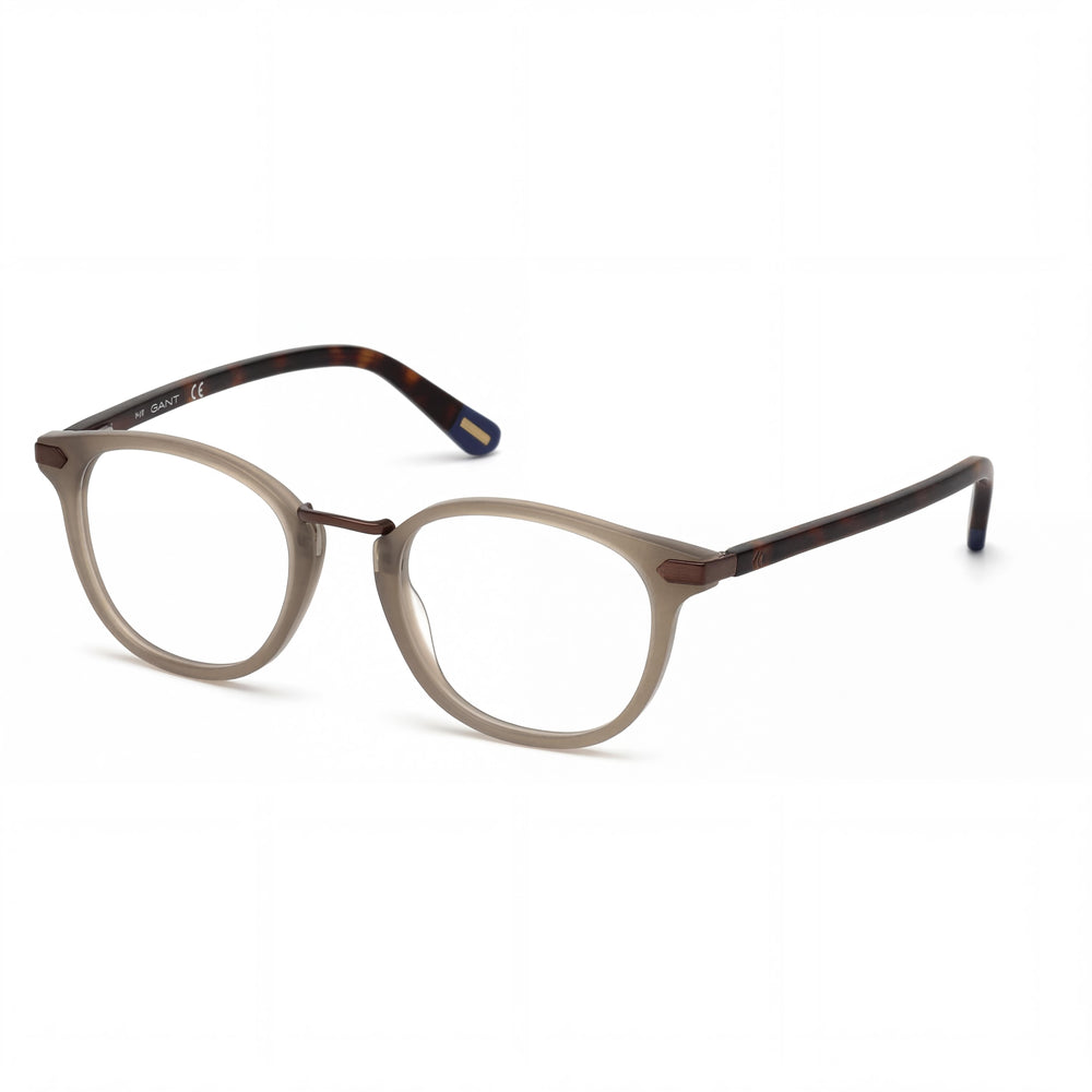GANT Ga3115 Men's Grey Plastic Frame Eyeglasses with Clear Polycarbonate Lenses, Size 55-17-140mm