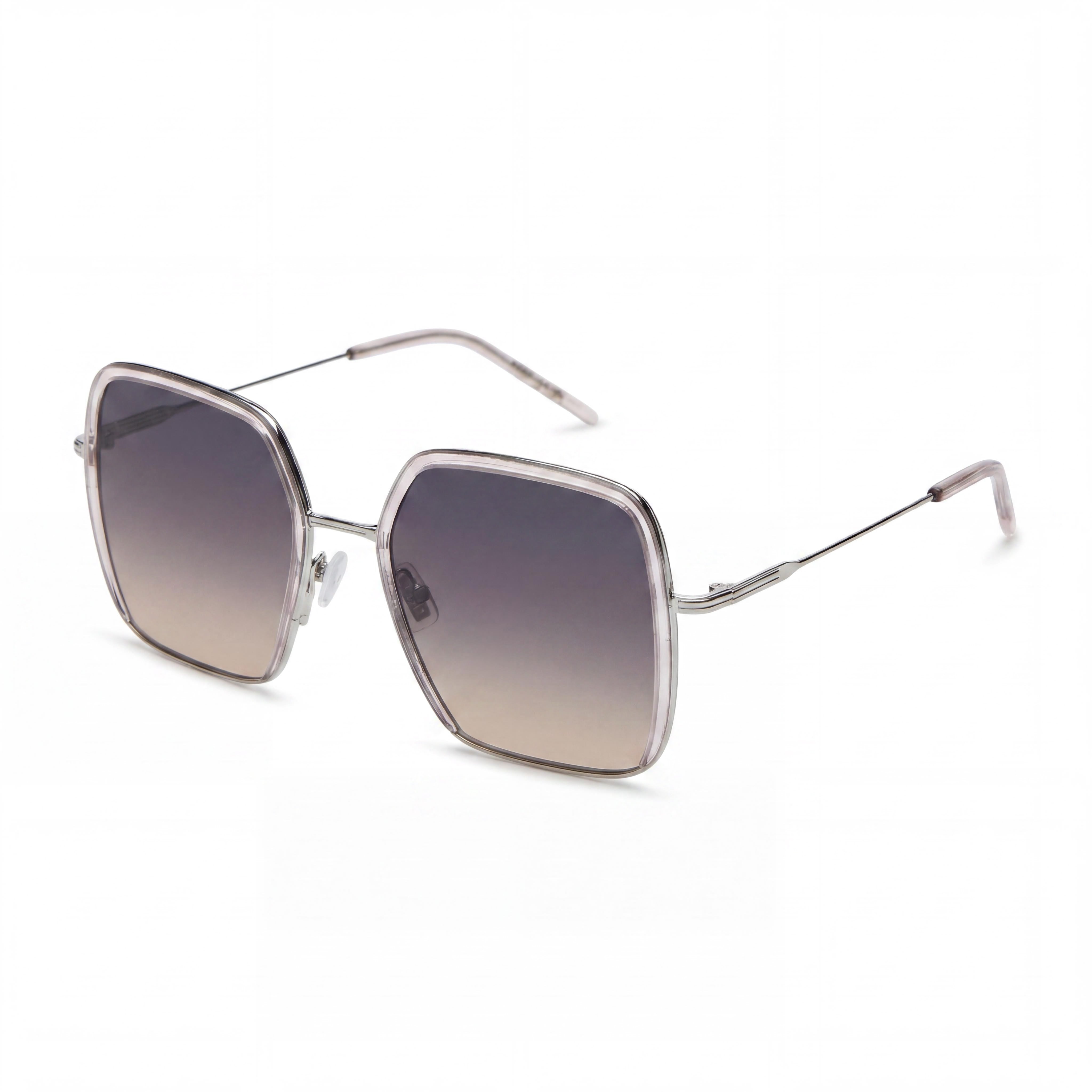 HUGO BOSS BLACK Boss 1783/S Women's Square Pink Palladium Stainless Steel UV Protected Sunglasses 55mm, Photo 1