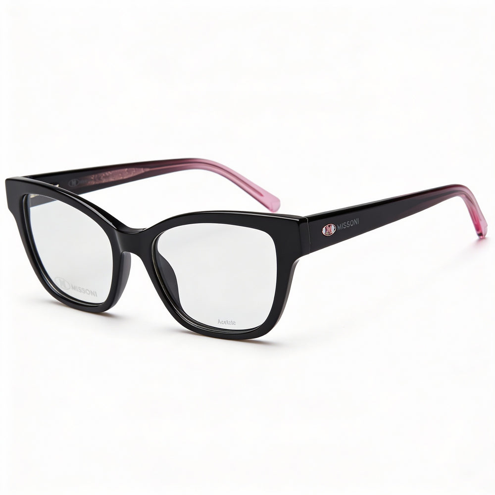 Gafas de sol Missoni Mmi 0097 para mujer con montura de acetato negro y lentes sin policarbonato 53-17-140