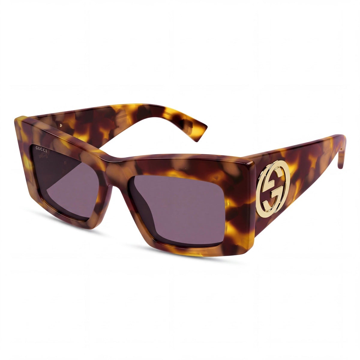 Gucci Modern Unisex Sunglasses with Black Frame, Black Lenses, 18mm Bridge, and 145mm Temples, Photo 1