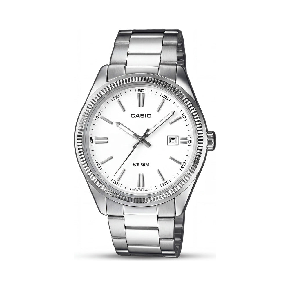 Casio Infant MTP-1302D-7A1VDF Men's White Watch, 33mm