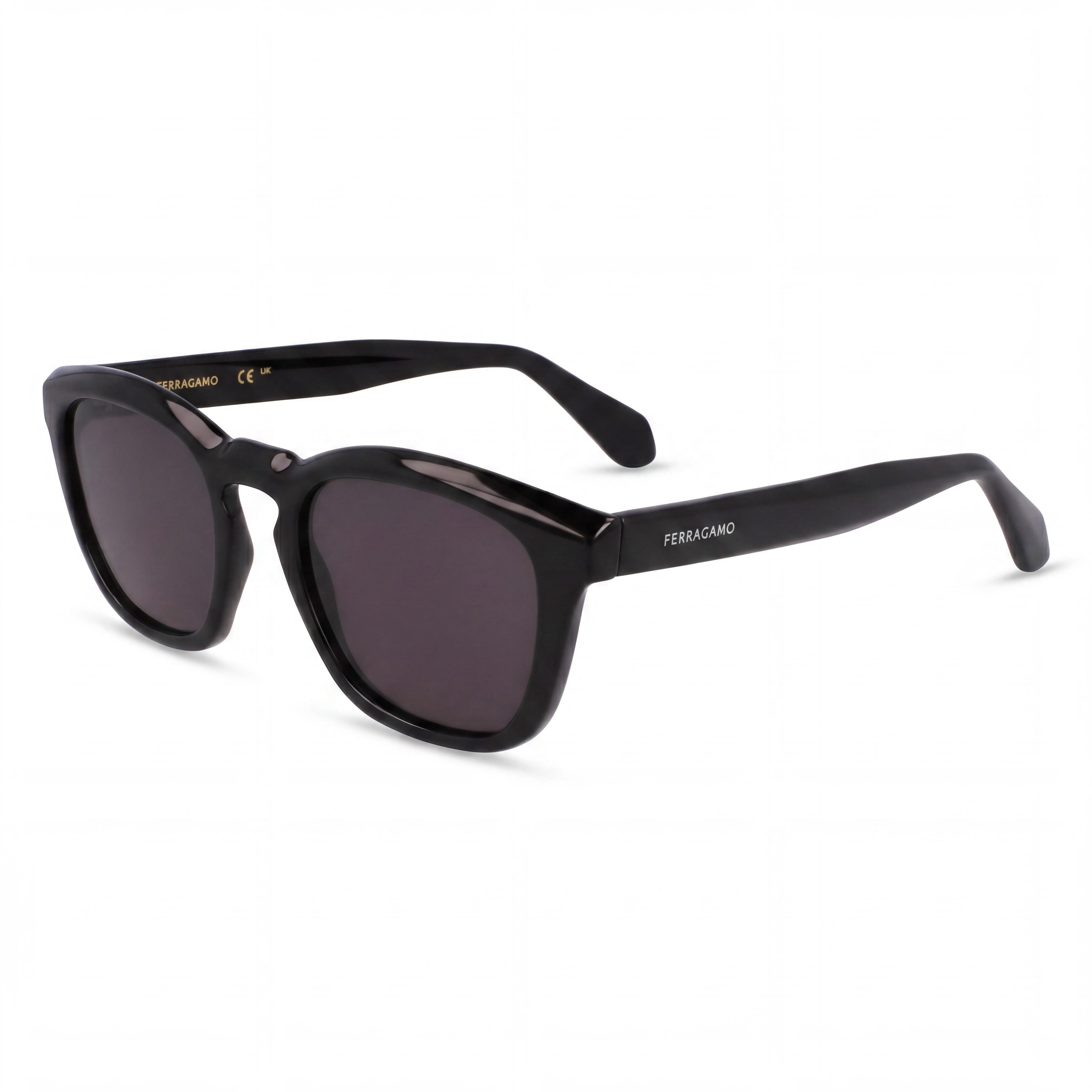 Ferragamo Sf2040se Unisex Titanium Black Plastic UV 400 Non-Polarized Eyewear Size 50-21-145, Photo 1