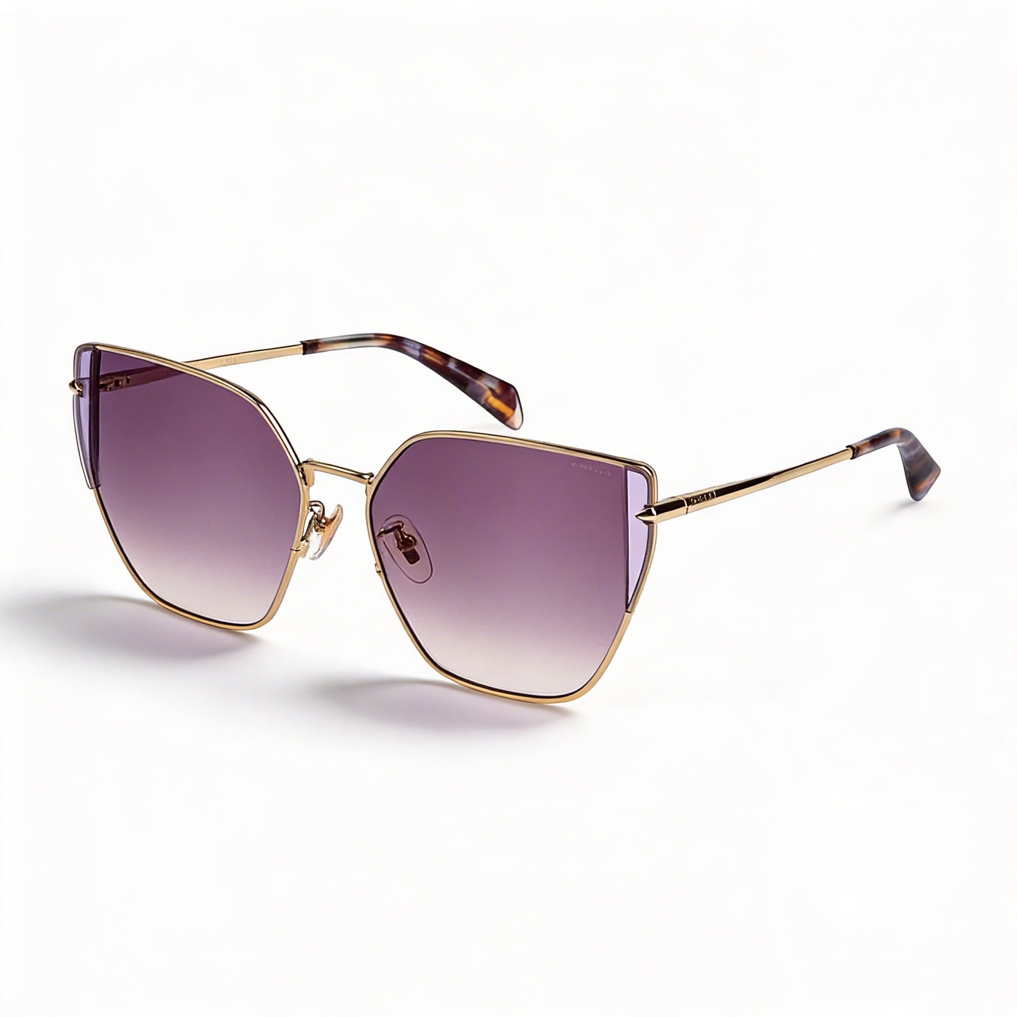 Gafas de sol de metal Police Modern para hombre, Oro Chiaro Lucido, 57 mm, Photo 1