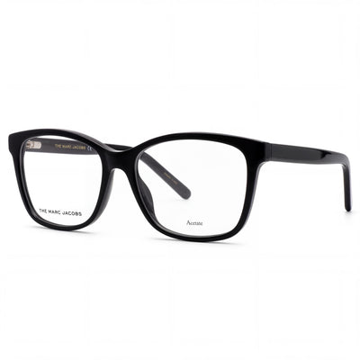 Gafas Ópticas Rectangulares de Acetato Negro con Montura Completa para Mujer Marc Jacobs con Lentes Antirreflejantes 53mm