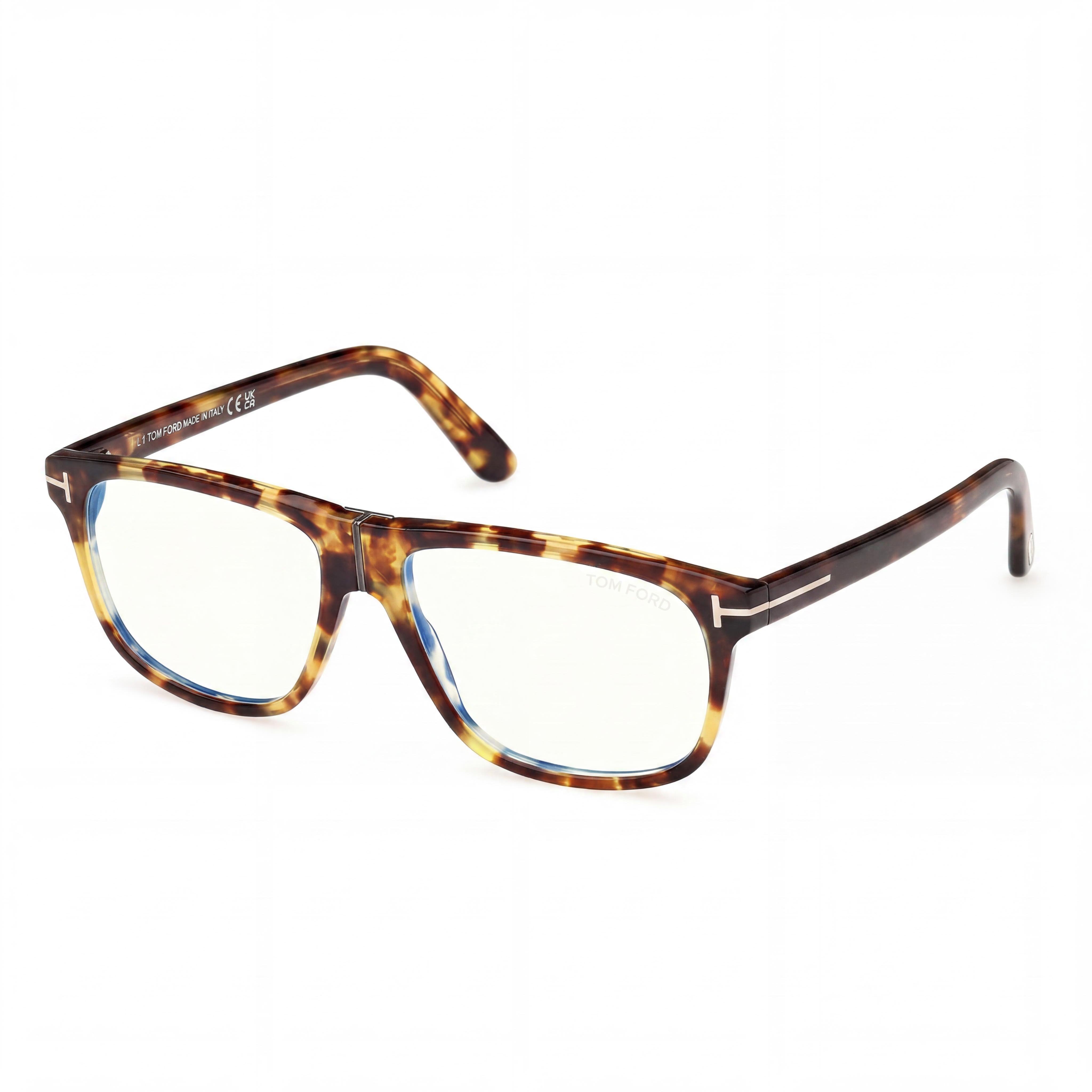 Marcolin Classic Unisex Non-Polarized Blue Filter Plastic Polycarbonate Sunglasses Blonde Havana Black 56mm, Photo 1