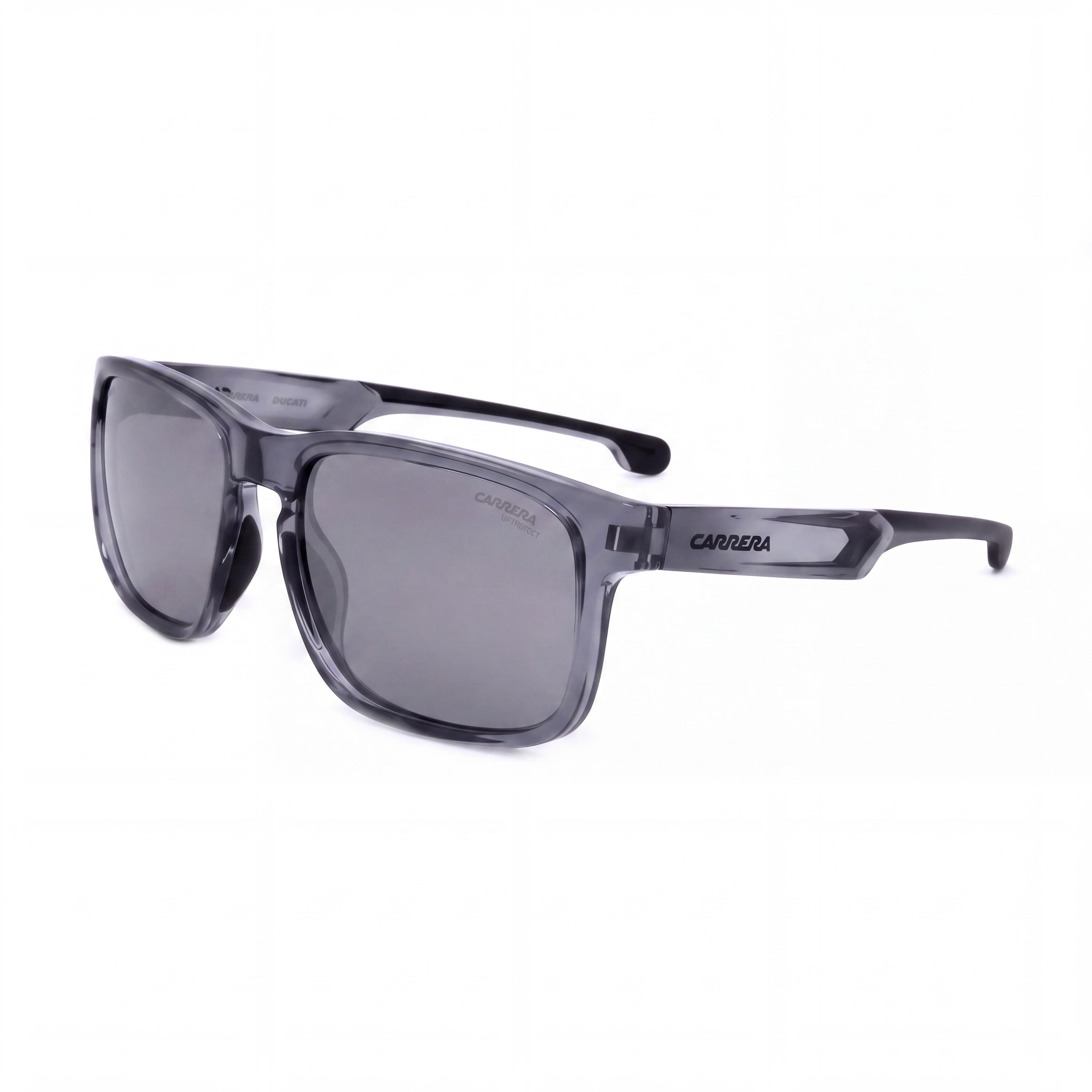 Carrera CARRERA DUCATI 001/S Unisex Sport 100% UV Protection Non-Polarized Grey Black 57mm Sunglasses, Photo 1