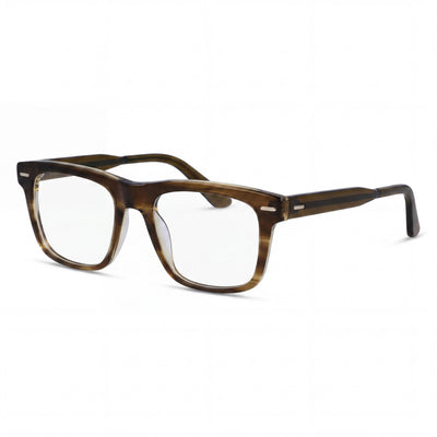 Calvin Klein Ck22538 Unisex Acetate Frame Sunglasses with Polarized Lenses Striped Olive 55mm
