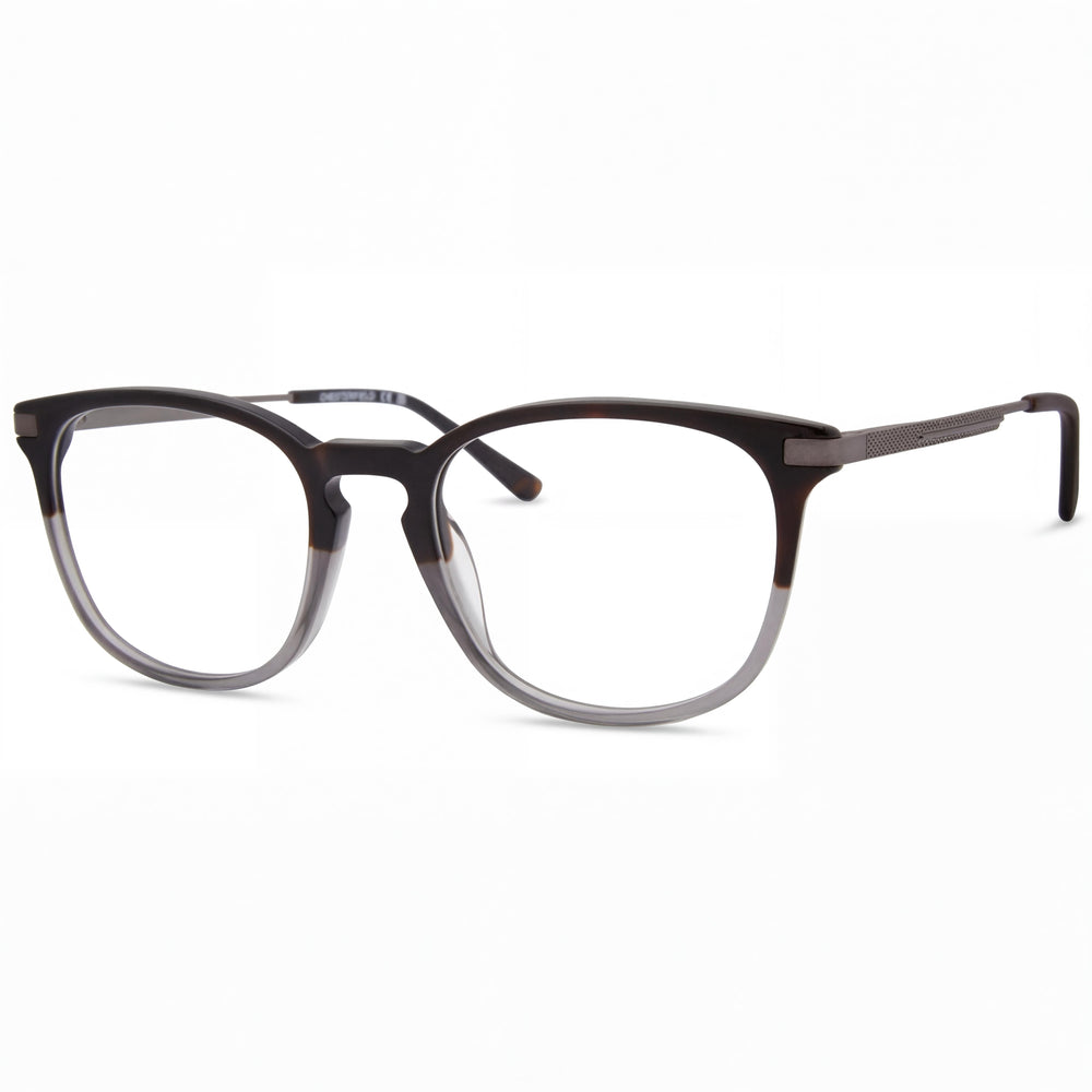 Chesterfield Classic Men's Havana Grey Plastic Frame Eyewear with Polycarbonate Lenses, Size 54-20-150mm
