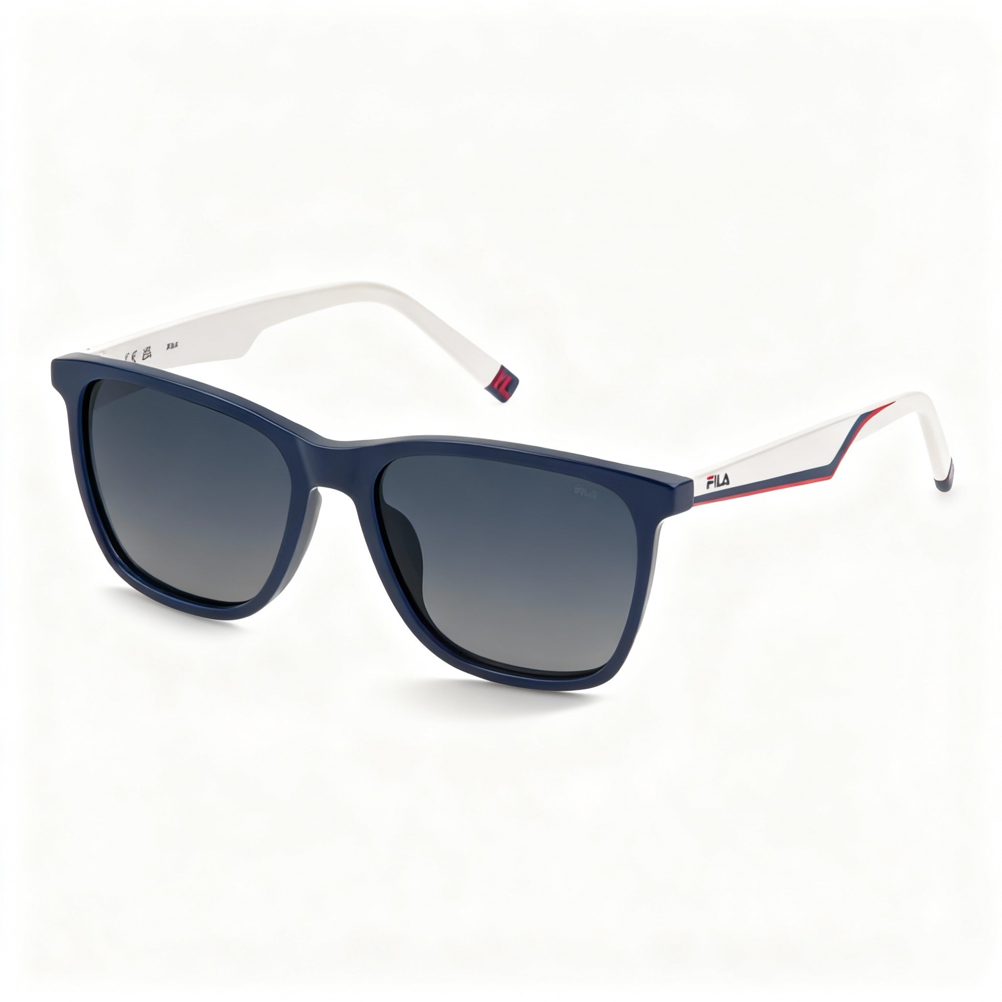 Fila Sfi461 Men's Blue Frame Blue Gradient Lens Non-Polarized UV Protection Sunglasses 56-17-145