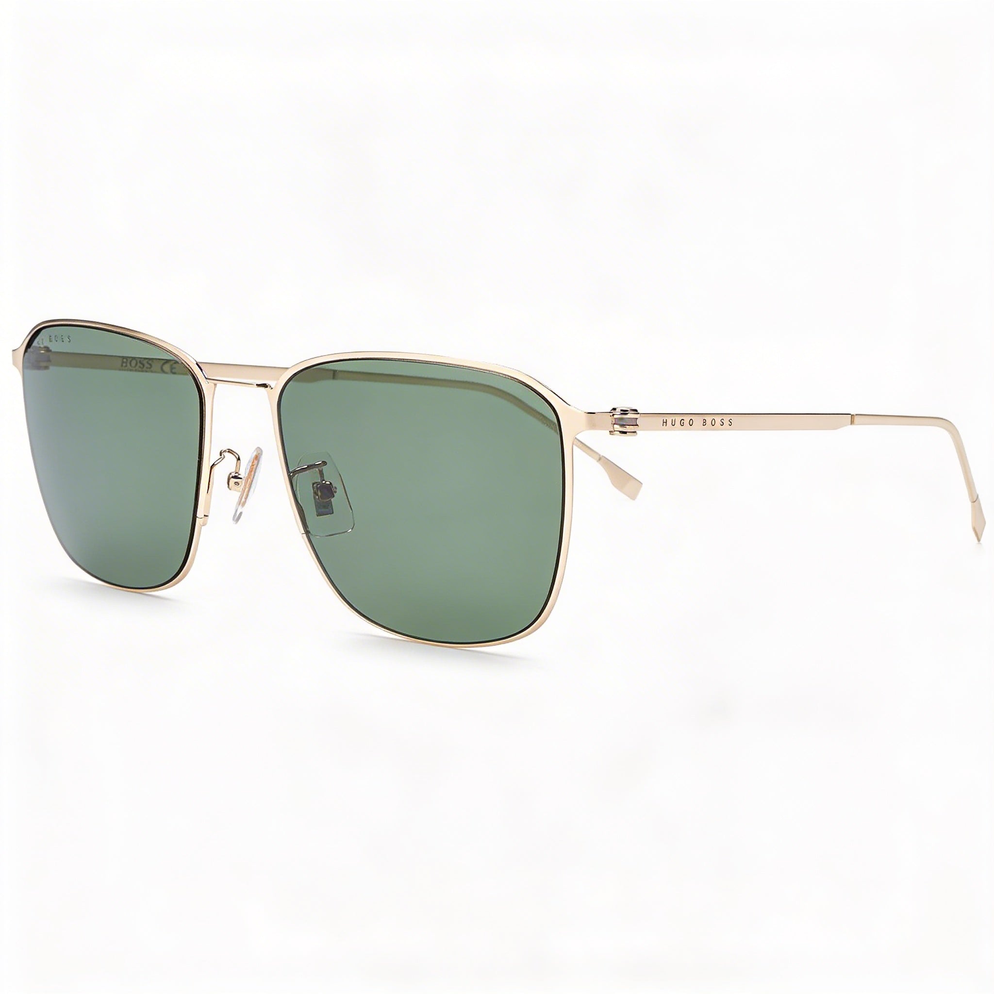 Hugo Boss Boss 1405/F/Sk Unisex Stainless Steel Matte Ruthenium Grey Frame, White Multilayer Lenses, UV Protected 59mm, Photo 1