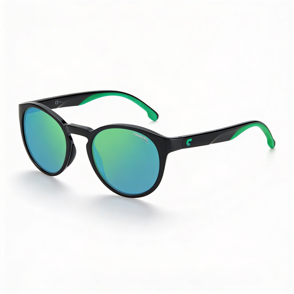 Carrera 8056/S Unisex Black Green Injection Propionate Non-Polarized UV Protection Sunglasses 51mm