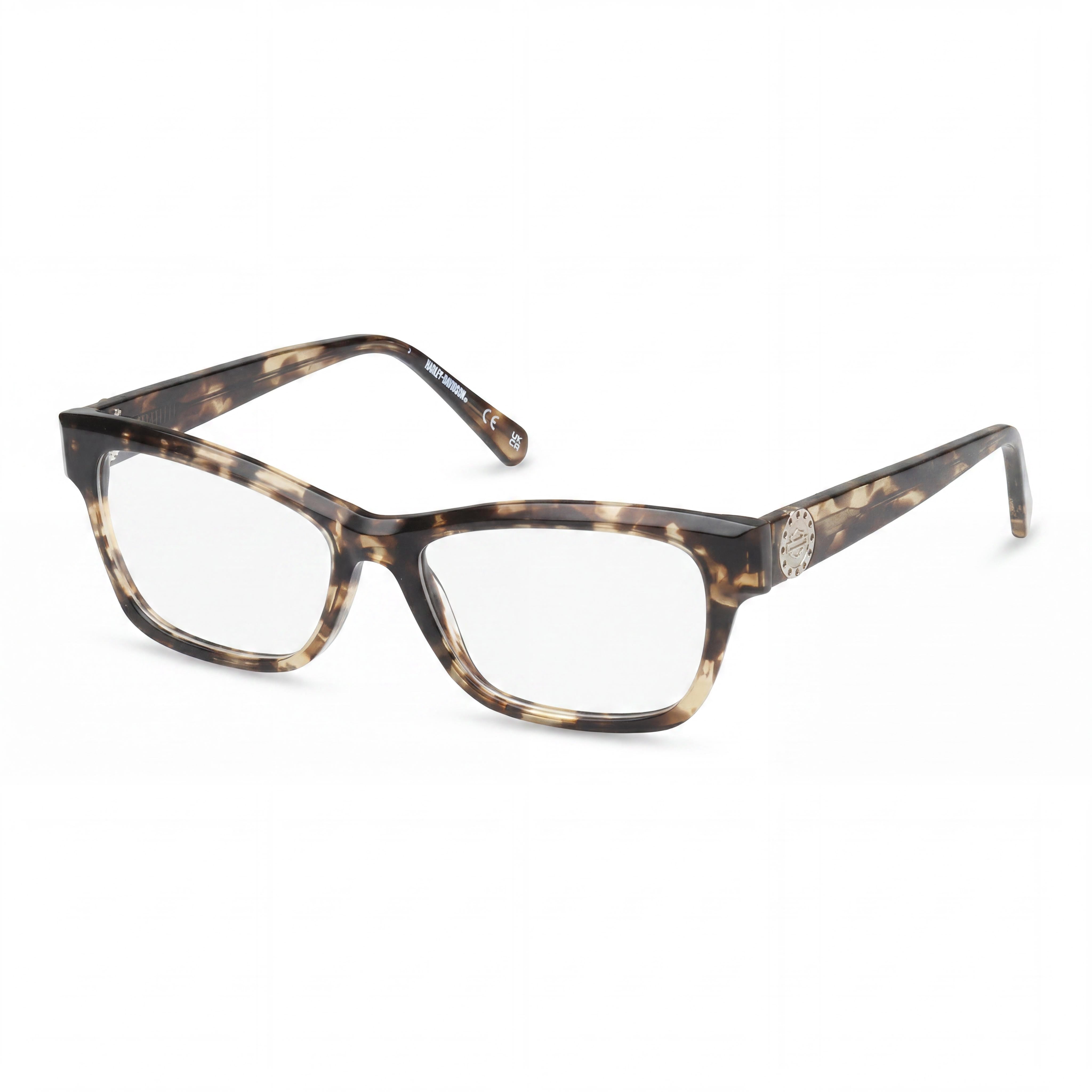 Harley-Davidson Hd50105 Unisex Non- Blonde Havana Polycarbonate Eyewear 53-16-140, Photo 1