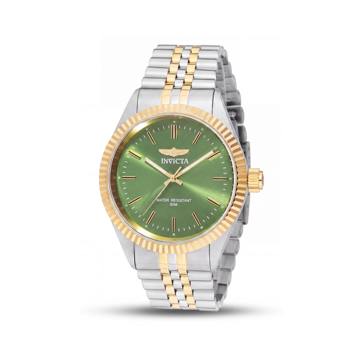 Invicta 49315 Specialty Unisex Quartz Watch, 43mm, Green Dial, Two-Tone Stainless Steel, Photo 1