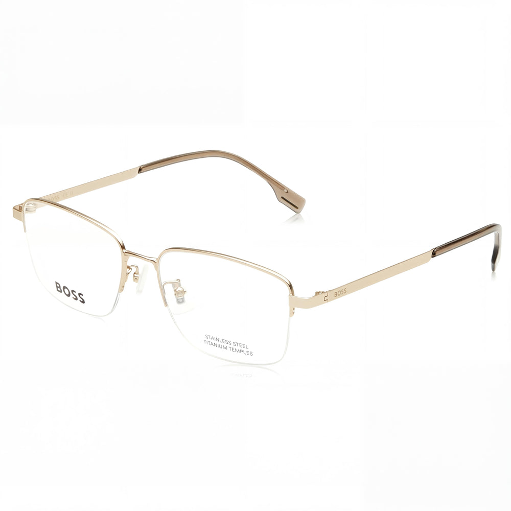 Gafas de sol Hugo Boss 1474/f para mujer, modernas, de aleación de acero, dorado mate, protección UV, 55mm