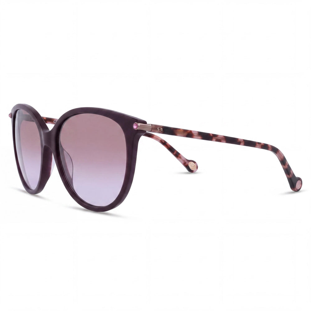 Carolina Herrera Her 0189/G/S Women's Plum Gold Plastic Non-Polarized UV Protection Sunglasses 57mm