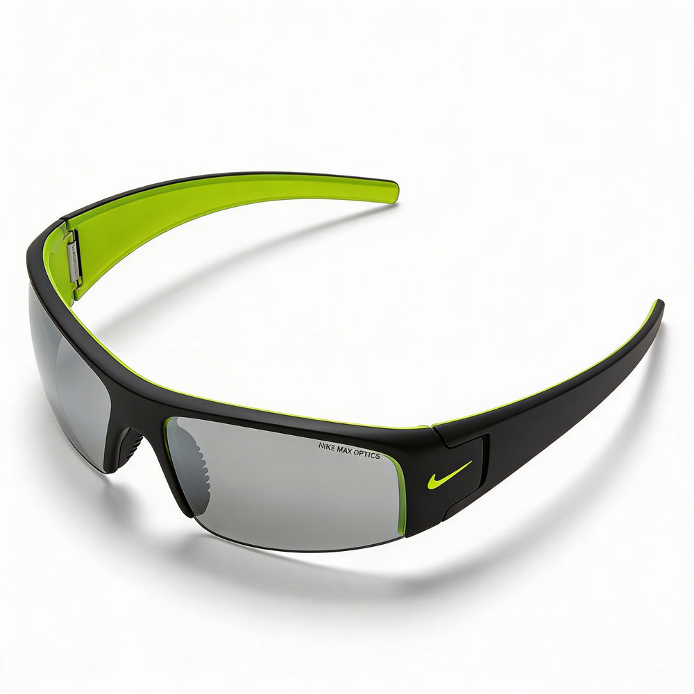 Nike Wayfarers Unisex Black Plastic Frame Volt UV Protection Non-Polarized Sunglasses