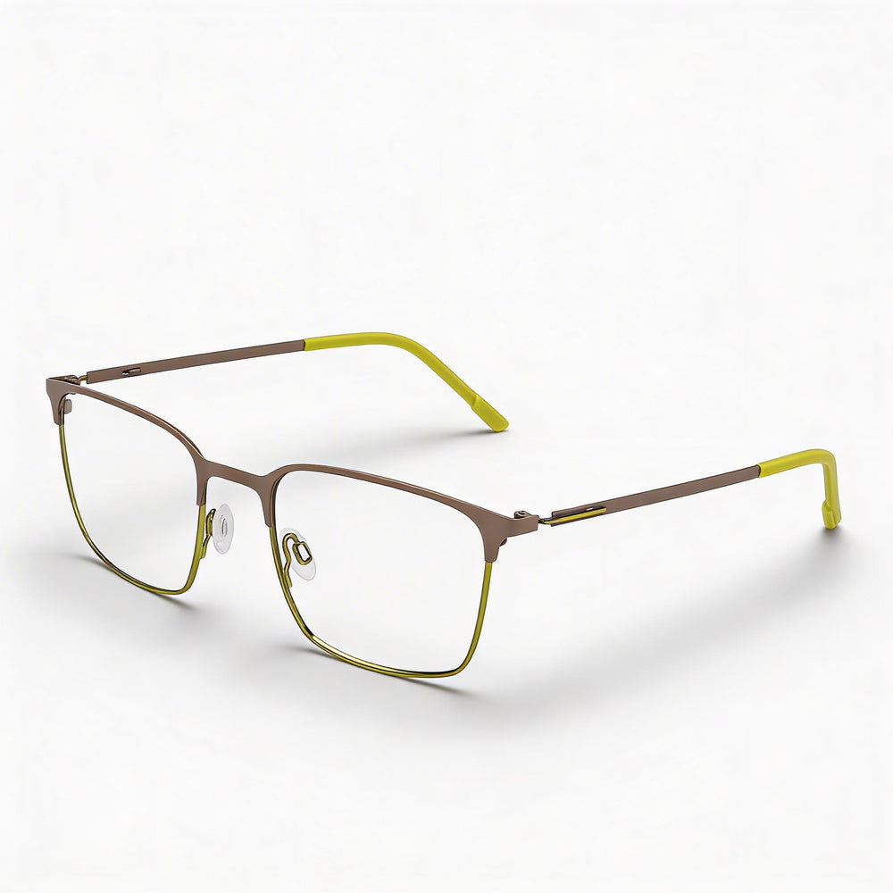 Gafas Flexon E1140 de acetato unisex color gris mate y verde matcha de 54 mm