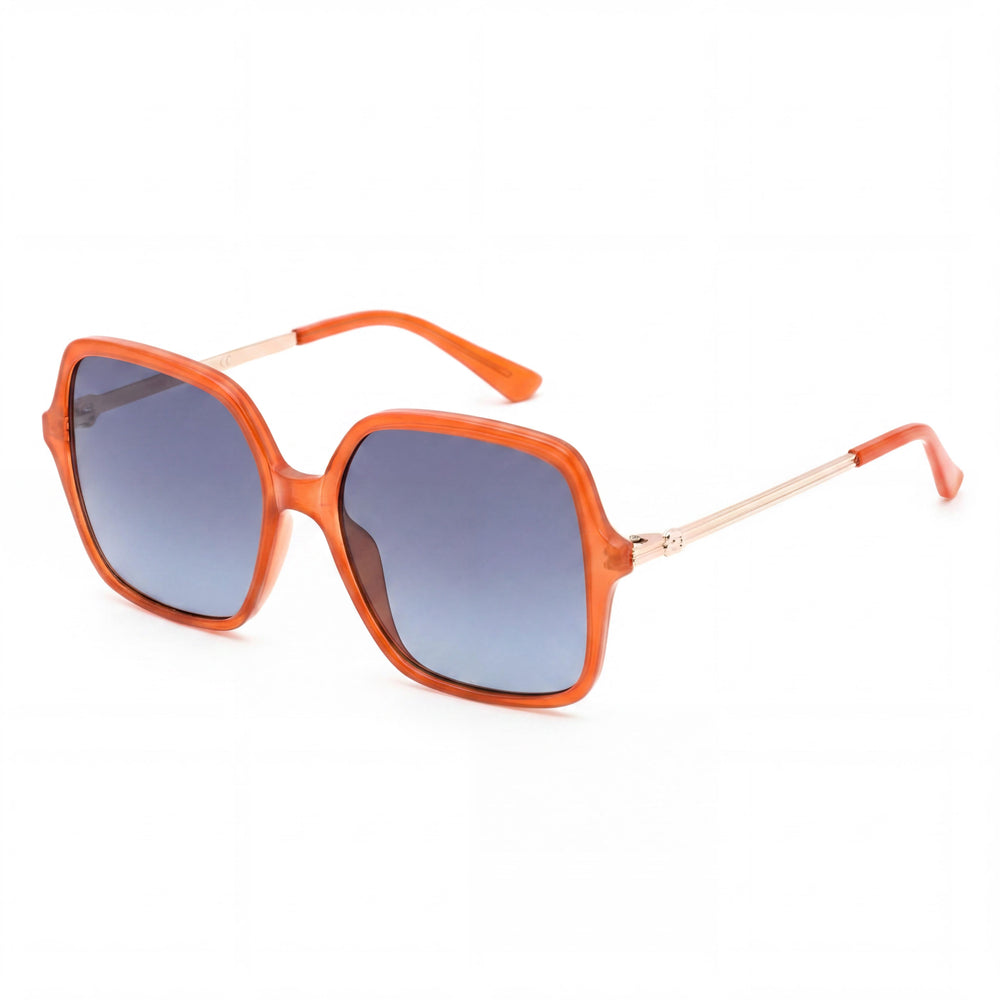 Guess GU7845 Orange Square Gradient Sunglasses for Women, 57mm