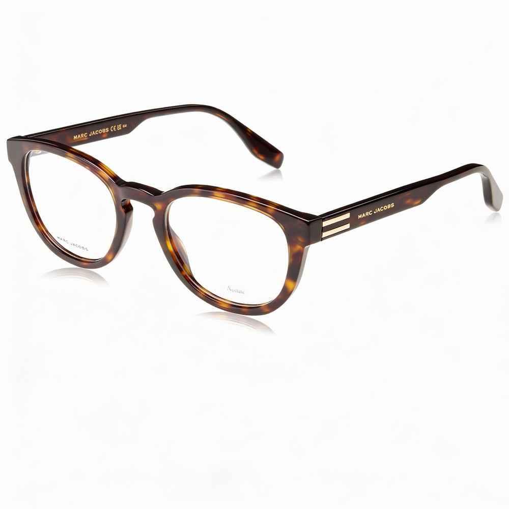 Marc Jacobs Modern Collection Unisex Sunglasses featuring Havana Acetate Frame and 51mm Polycarbonate Lenses