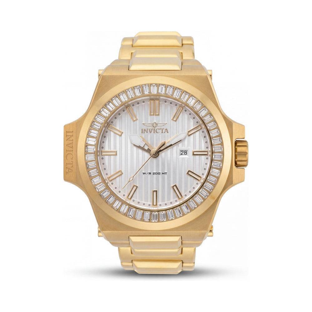 Invicta Akula 49136 Unisex Gold-Tone Stainless Steel Quartz Movement 20 ATM Water Resistant 58mm Case Bracelet Watch