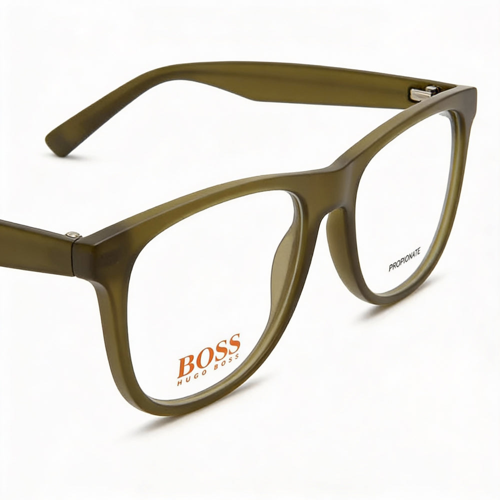 Gafas de sol Boss Orange Hugo Orange Bo-0218-eze unisex de plástico verde oliva mate, no polarizadas, 17-140 mm
