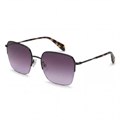 Rag & Bone Modern Black Square Sunglasses for Women, 58mm