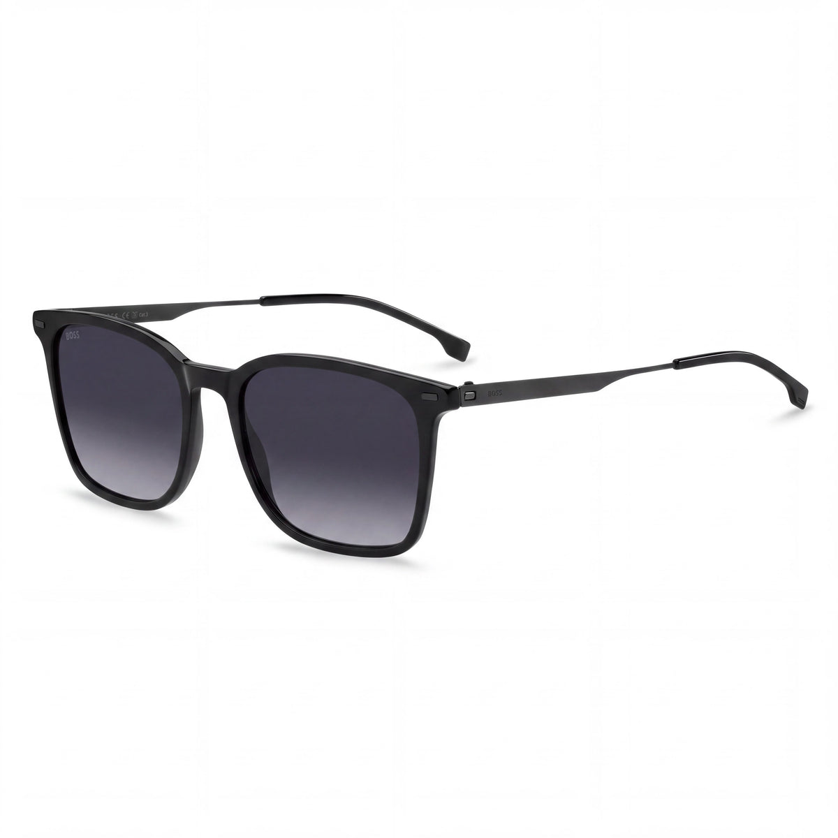 Hugo Boss Women's Boss 1694/S Stainless Steel Black Grey Shaded 100% UV Protection Sunglasses 54mm, Photo 1