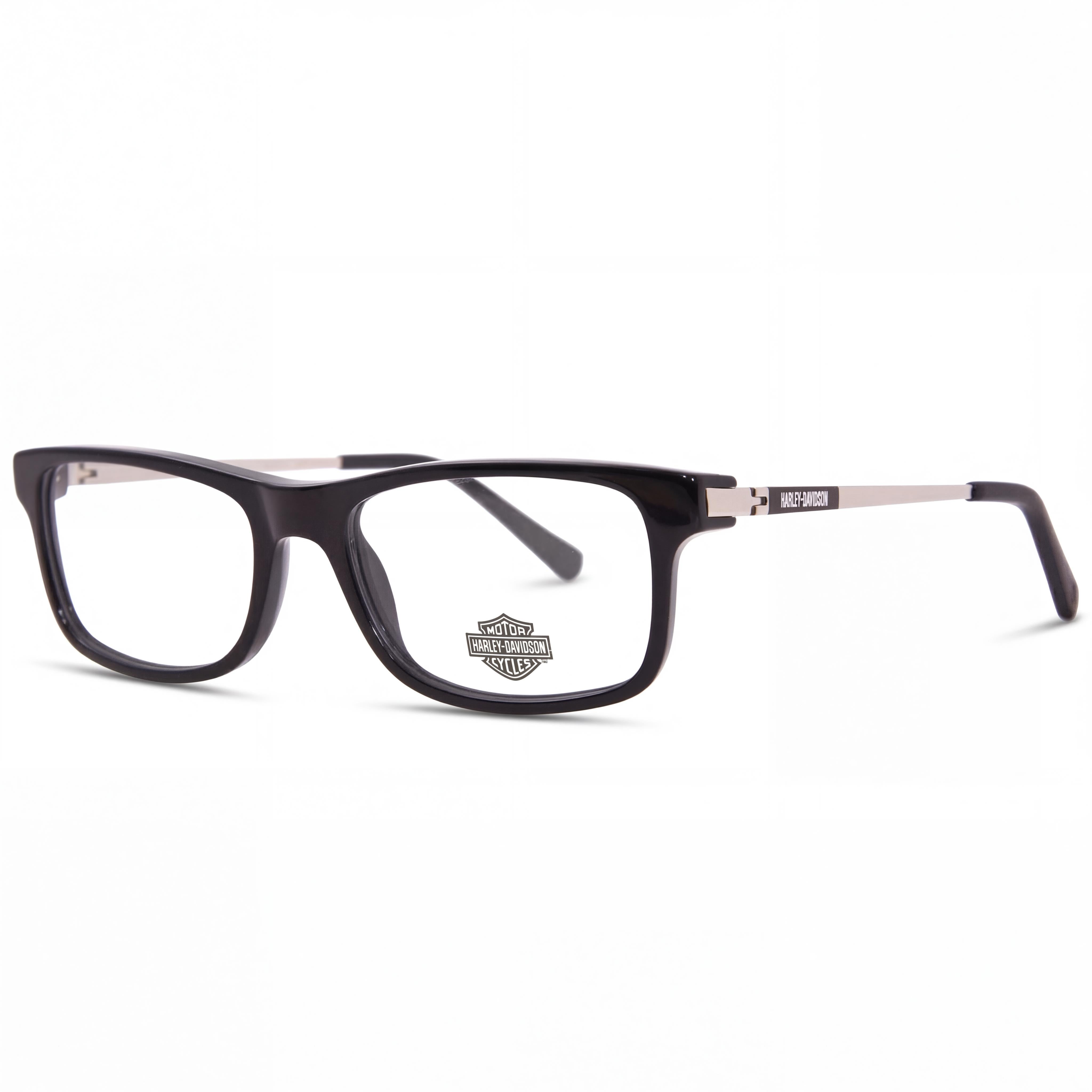 Gafas de sol Harley-Davidson HD0143T de plástico de montura completa para hombre, negras, paladio 51 mm, Photo 1