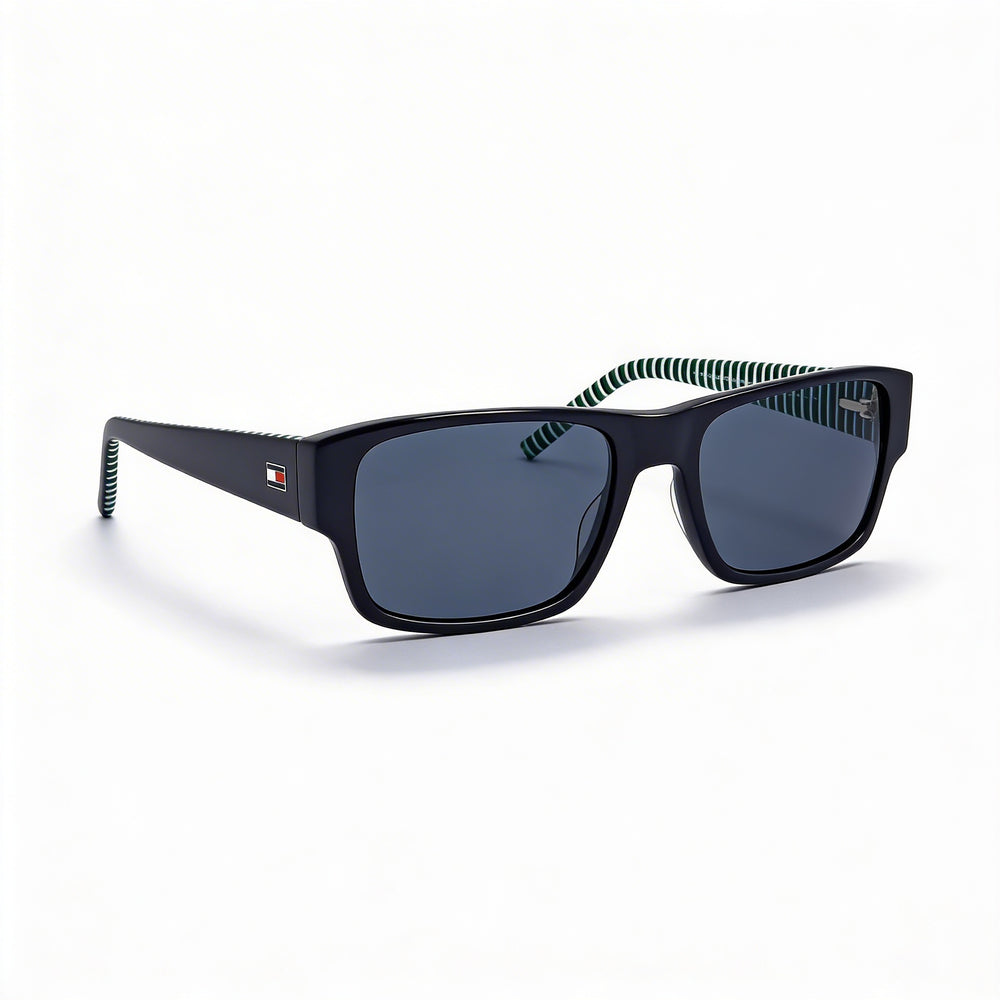 Tommy Hilfiger Modern Men's Blue Acetate Non-Polarized Sunglasses 56mm